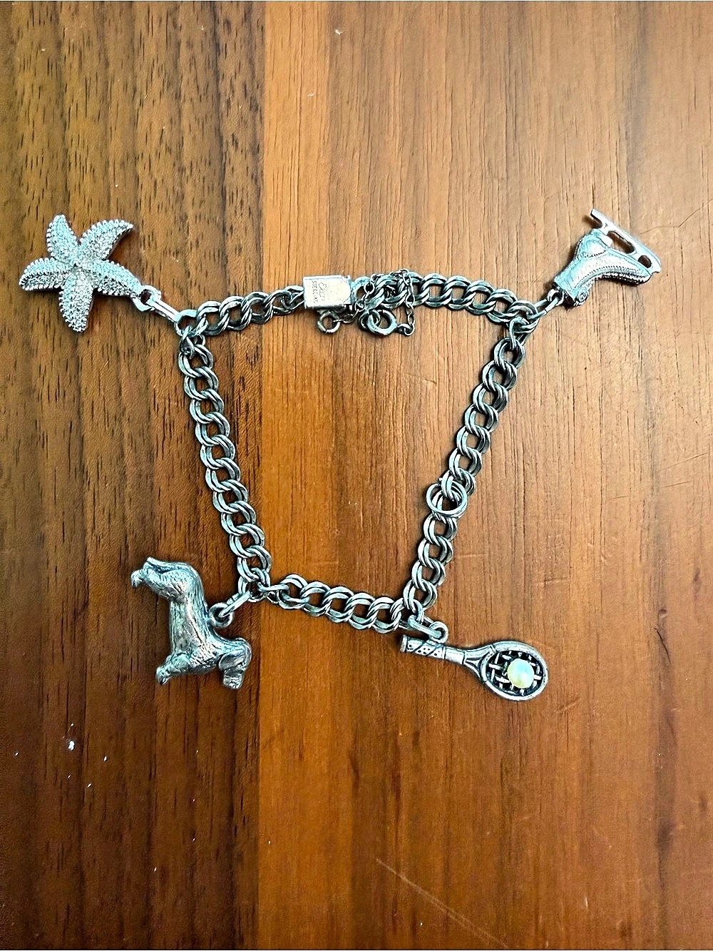 Vintage Elco Charm Bracelet with charms